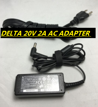 *Brand NEW* Genuine OEM DELTA ADP-40PH BD AC ADAPTER 20V 2A POWER SUPPLY CHARGER Cord